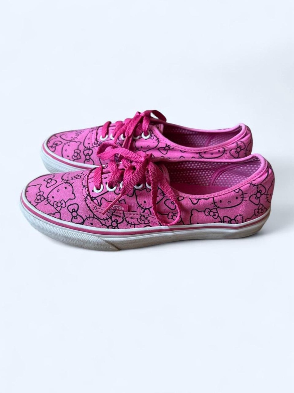 Vans x Sanrio Pink Hello Kitty Pattern Low-Top Sneakers